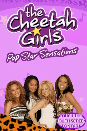 Cheetah Girls, The - Pop Star Sensations (USA) screen shot title